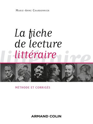 cover image of La fiche de lecture littéraire